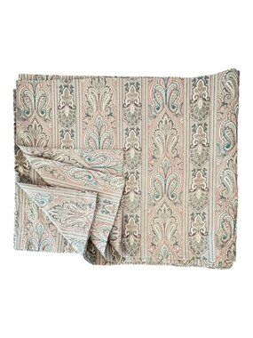 Heritage English Country Paisley 184x18 Cotton Valance Grandmillennial Window